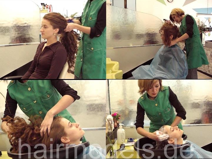 684 Carla by LauraB shampooing backward in mobile sink at forward shampoo bowl