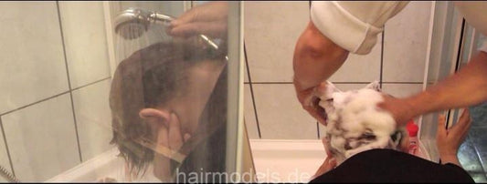 8012 forced headwash forward by barber in shower