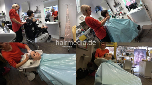 847 s1343 Walentyna 1 backward wash pvc cape electric chair