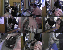 Load image into Gallery viewer, 206 barbershop old barber shampooing forward 1990