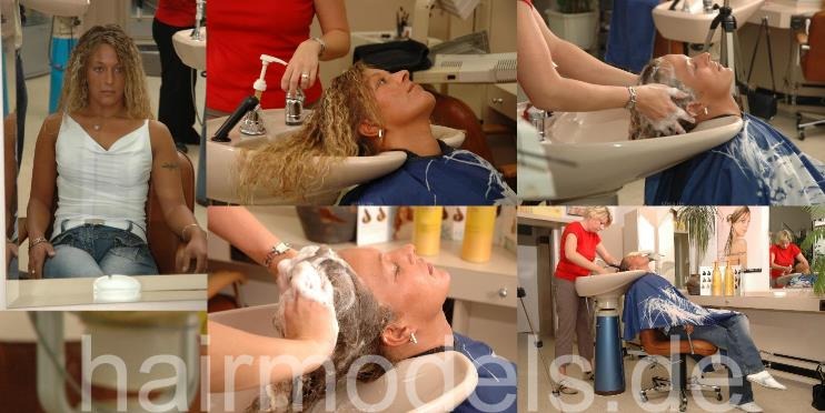 769 Dani 1 pre perm shampooing blonde permed hair Recklinghausen