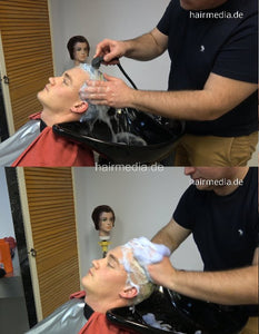 2009 Lukas 2019 4 backward wash by barber Nico shampooing