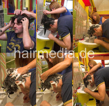 Load image into Gallery viewer, 290 Oleg forward and backward wash salon shampoo by mature barberette
