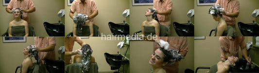 9024 SS Jeanie 2 upright hairwash by american barber in homesalon