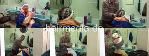 7000 perm by old barber 80 years old in vintage hairsalon