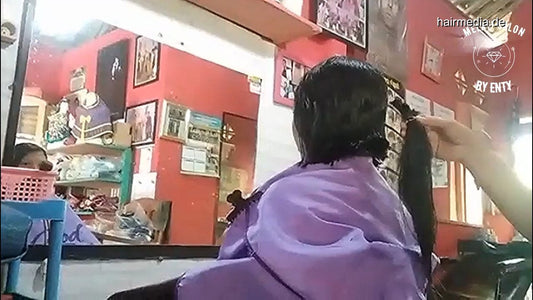 8600 06 extreme Makeover (Long to short haircut) - women haircut