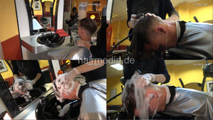 2009 Lukas 2018 2 forward shampoo wash in pvc cape by barberette