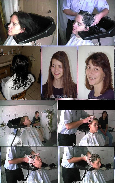 9106 WAF 3 models all methods by barber shampooing 32 min video for download
