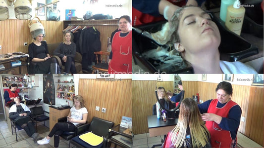 6183 s1805 Una backward shampoo 26 min HD video for download