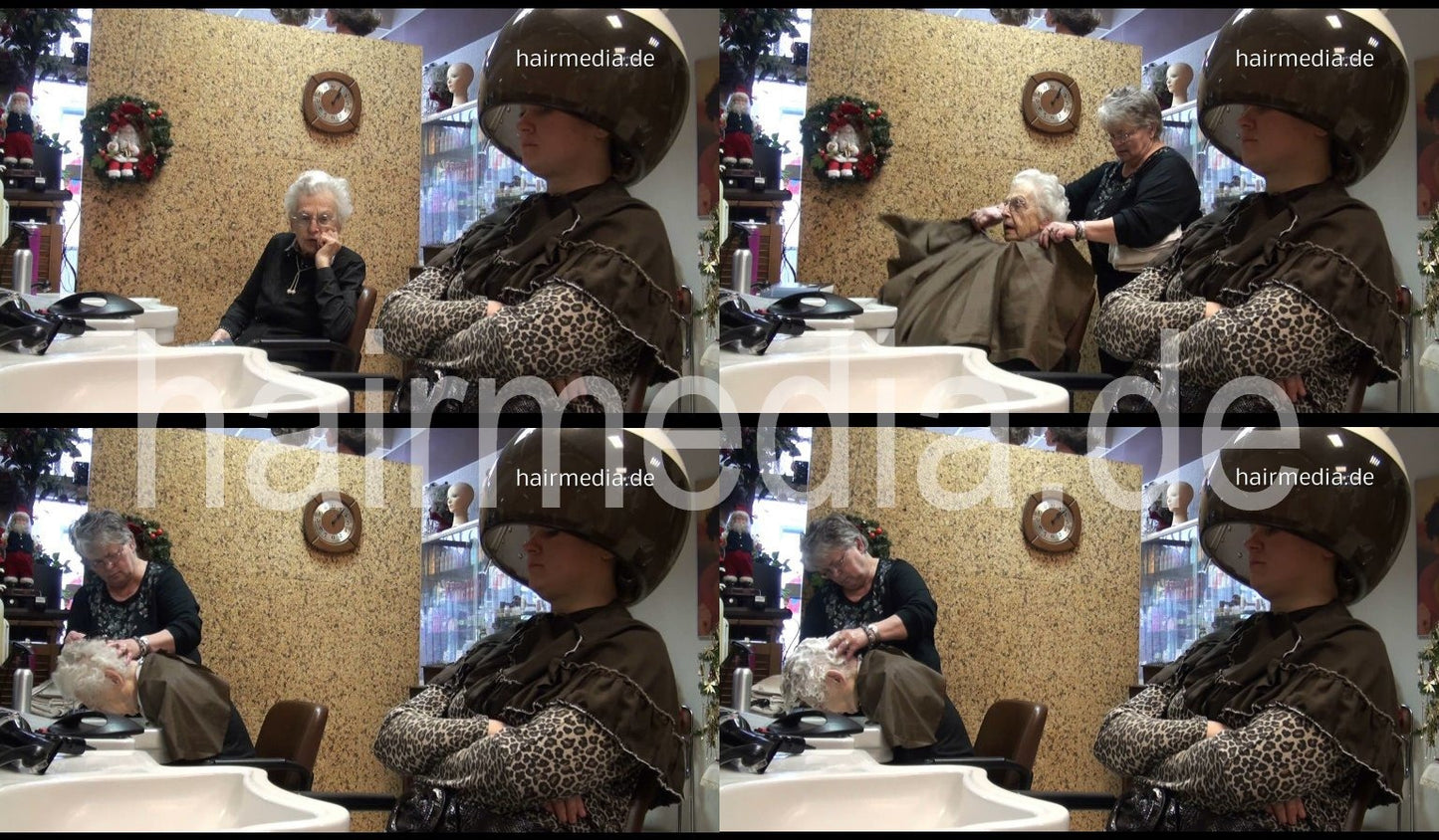 527 s1253 mature grey forward wash 10 min HD Video for download