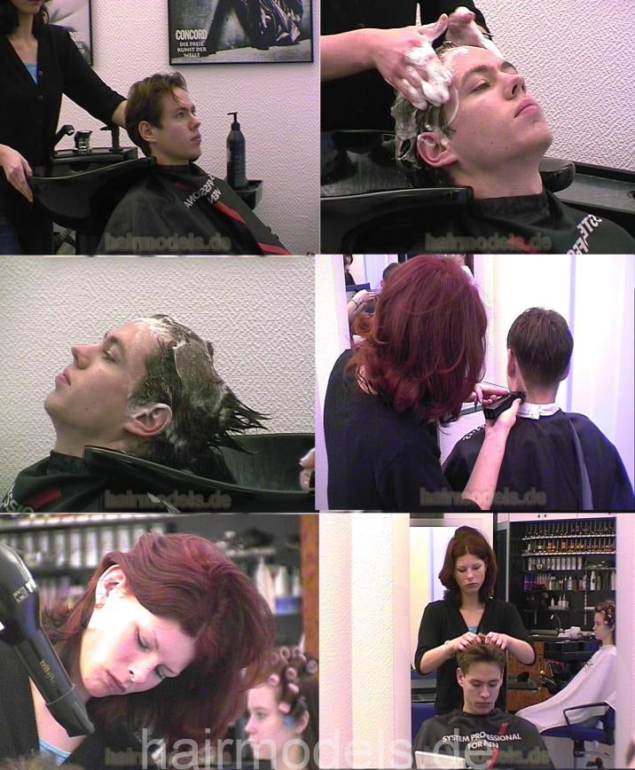 252 Jane Barberette shampoo and buzz a guy