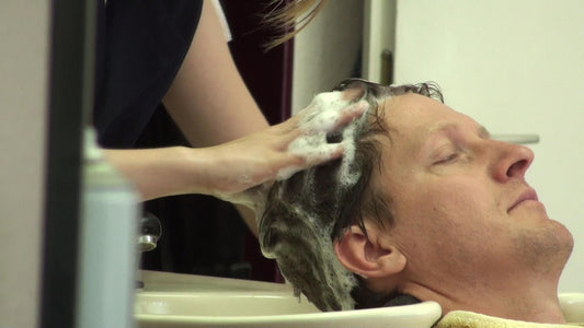 274 s0448 pampering by young barberette