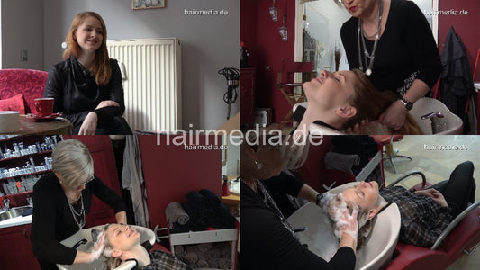 9083 TatjanaZ backward shampoo by mature barberette