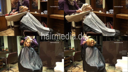 4009 SamanthaS 4 wash and blow bleached hair