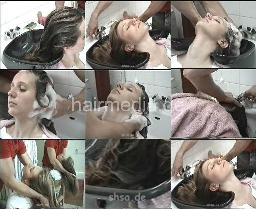 960 shampooing in France, Part 1 42 min just shampooing video for download