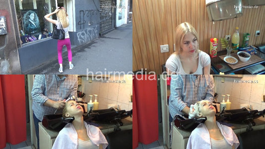 1138 01 Masha backward washing by barber Frizer