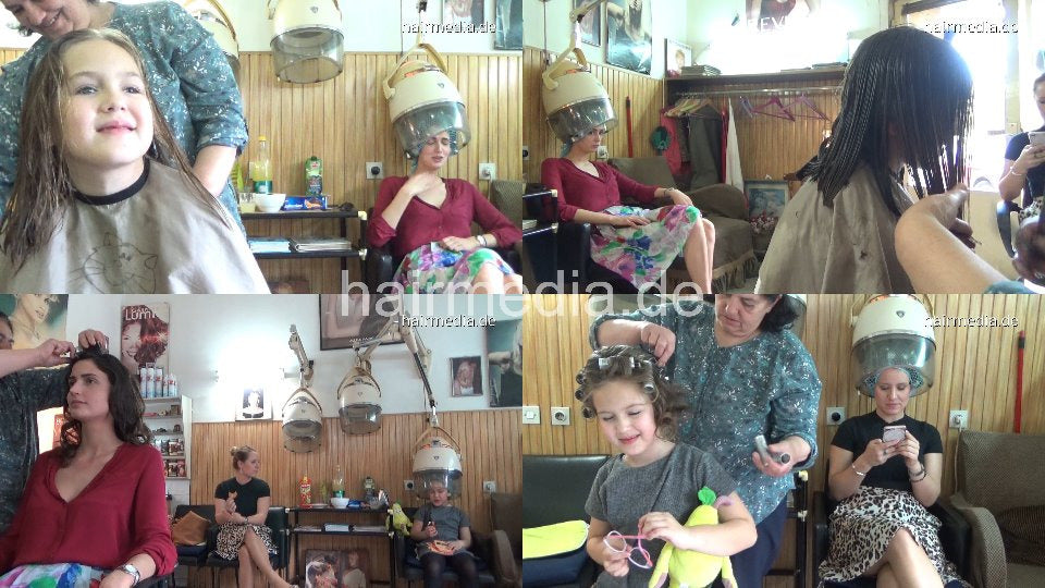 1138 06 Ivonne child haircut trim and wet set by Ružica
