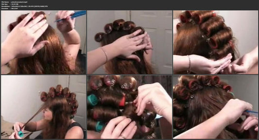 6199 private session self shampooing and rollerset