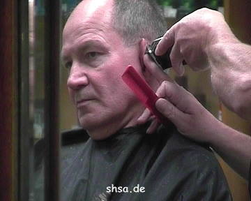 226 a day in vintage german barbershop with barberette assistance