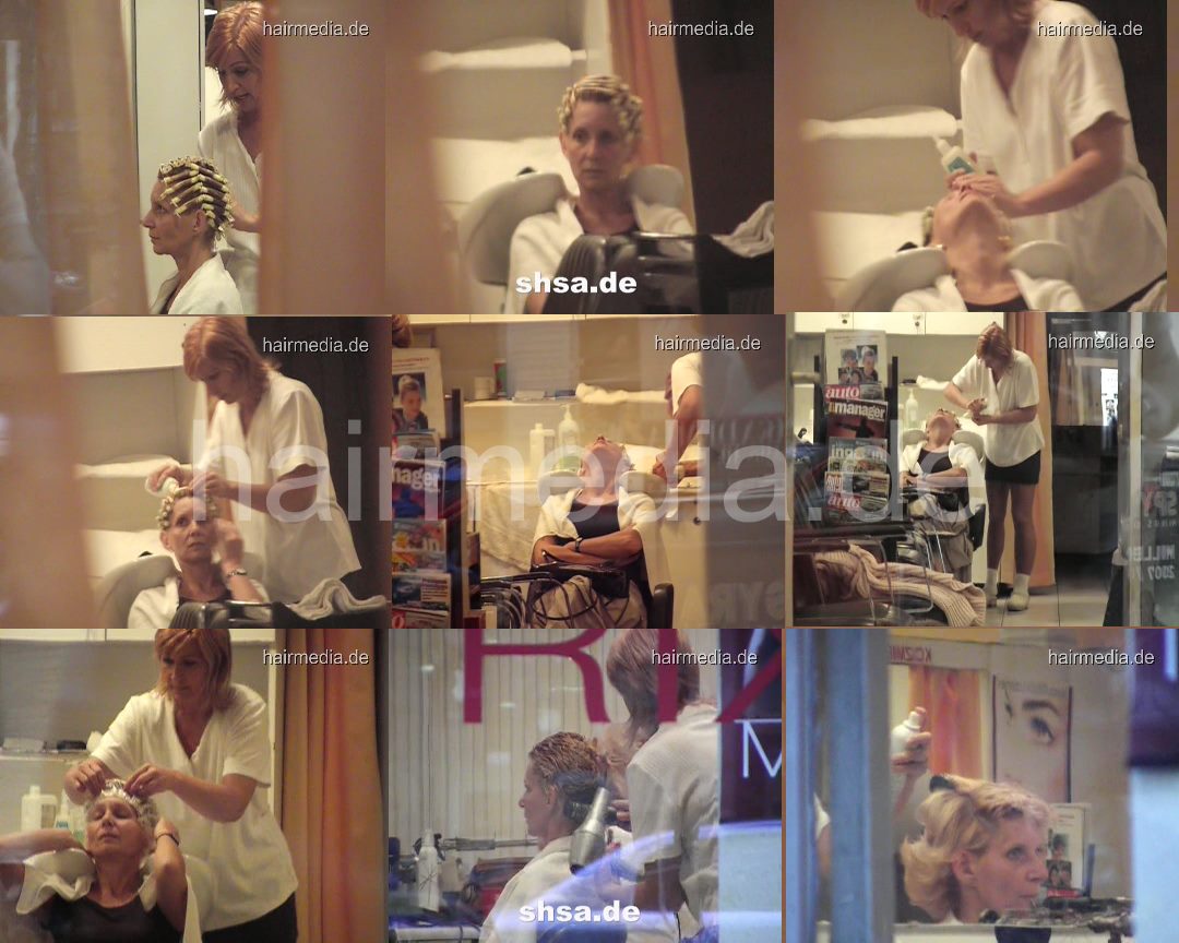 1013 s0083 perm by mature white apron barberettes in Budapest