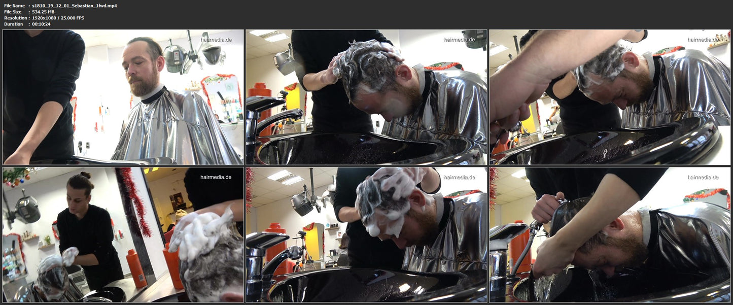2011 Sebastian by Peri forward wash 11/19 salon shampooing