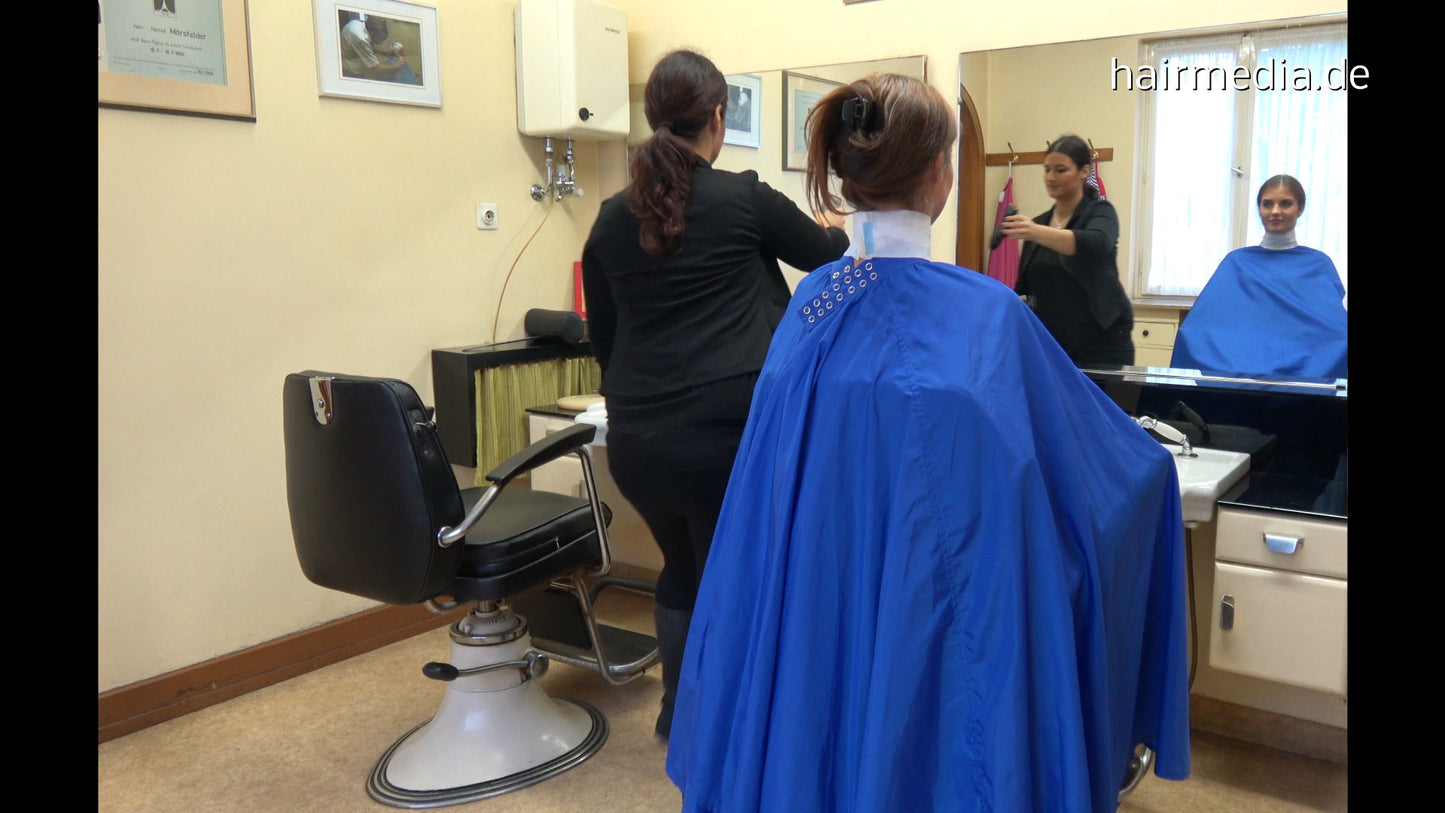 8300 SarahS by VanessaDG 1 caping several large haircutcapes