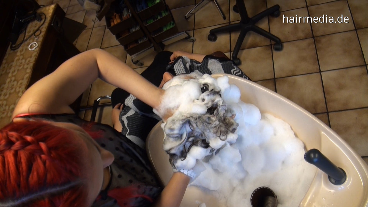 8098 Sinem 2 ASMR backward shampoo by Kia