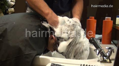 530 ASMR Sinem 1 forward shampoo hairwash thick hair rich lather by barber
