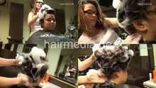 Load image into Gallery viewer, 530 ASMR Sinem upright shampooing very thick hair by VictoriaB