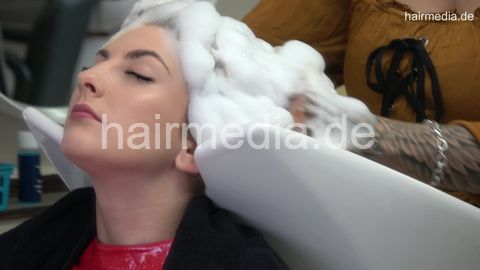 397 MajaS ASMR extrem long backward salon shampooing by Jiota