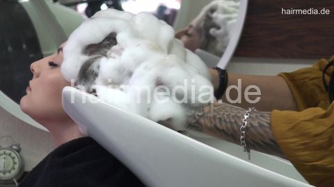 397 MajaS ASMR extrem long backward salon shampooing by Jiota