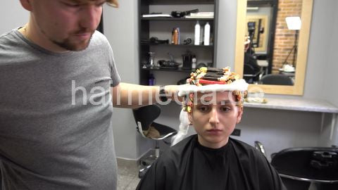 7200 Tatjana perm by Ukrainian barber 2 perm process