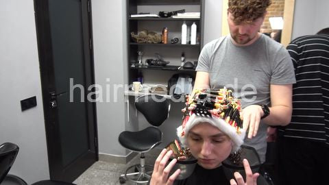 7200 Tatjana perm by Ukrainian barber 2 perm process