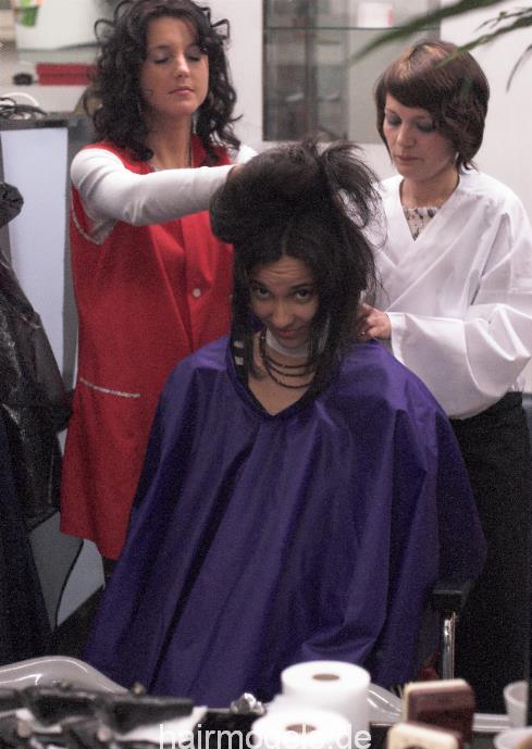 892 CarmenK 1 forced shampooing forward by 4hand shampoogirls