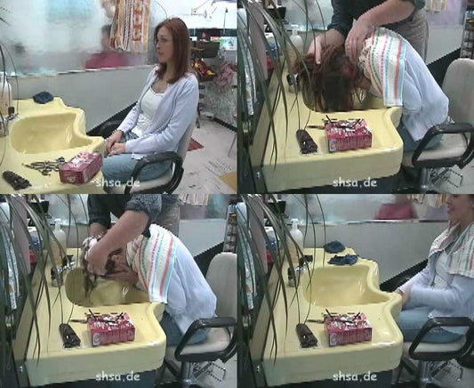 772 Daniela redhead forward shampooing by barber