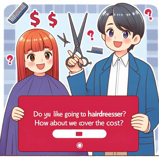 Gehen Sie gerne zum Friseur? Wie wäre es, wenn wir die Kosten übernehmen?