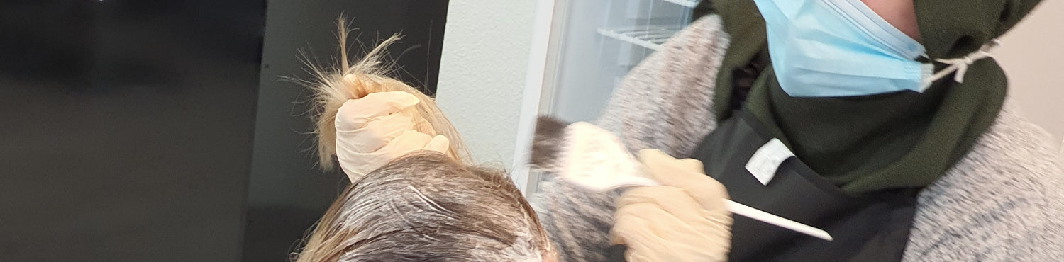 4116 bleaching and coloring in facemask and headscarfe by Lilly