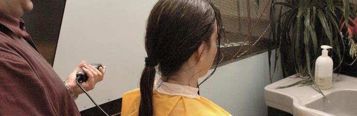 846 Nadine haircut and buzz by hobbybarber