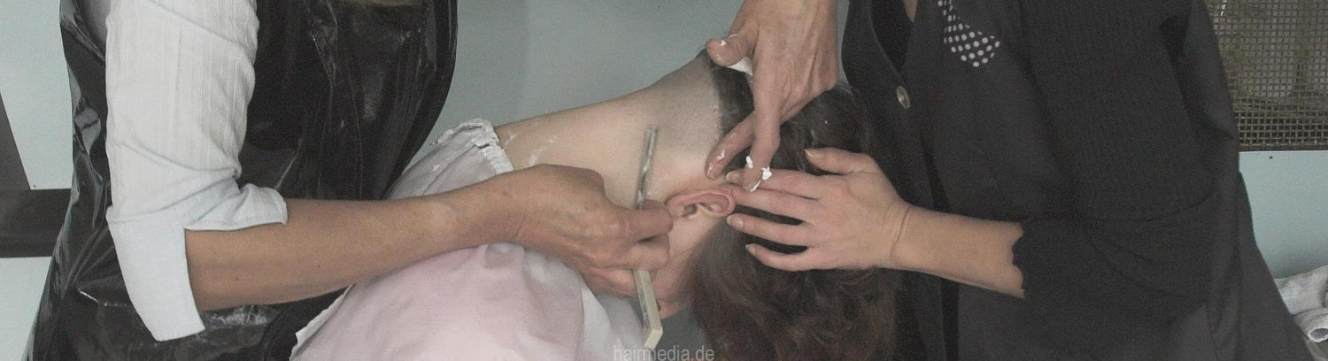 881 forced and handcuffed haircut in german kultsalon