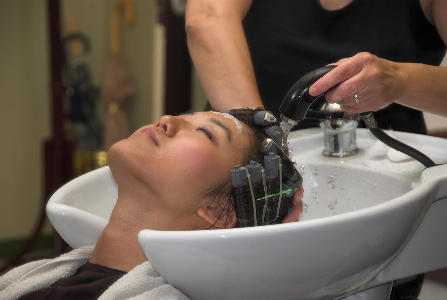 749 Korean girl Eunji perm in Berlin