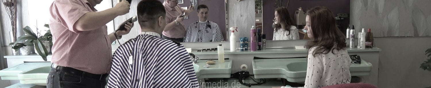 8144 by truckdriver very short in Berlin barbershop