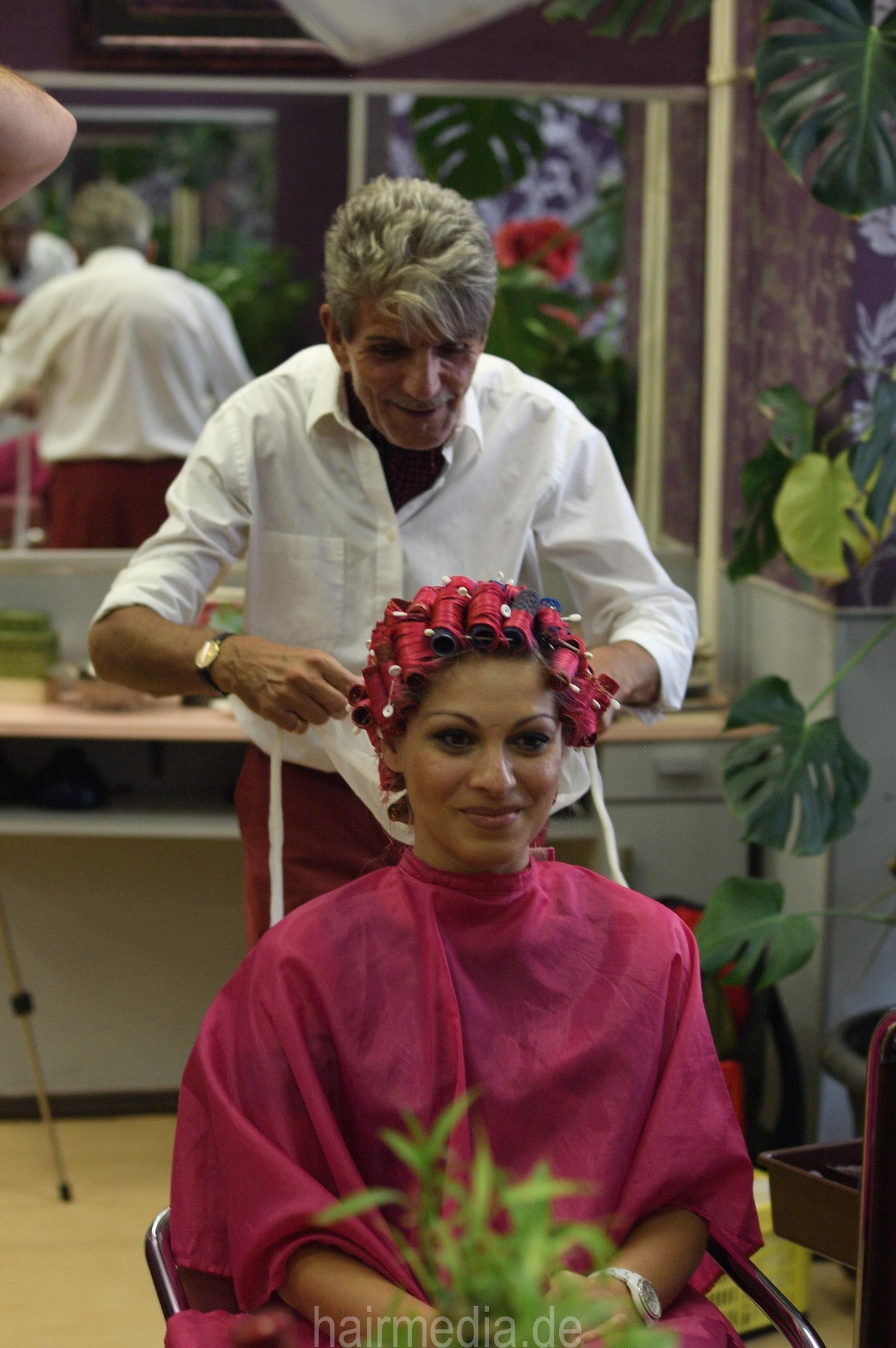 6173 old fashioned sets old barber Berlin Wedding Salon