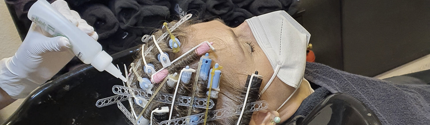 7111 perms in facemask and headscarfe by Lilly