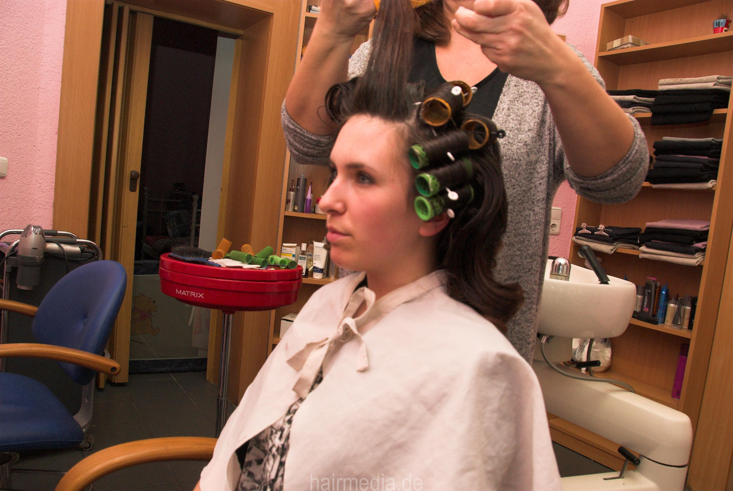 6159 Jaqueline Frankfurt shampoo and wetset