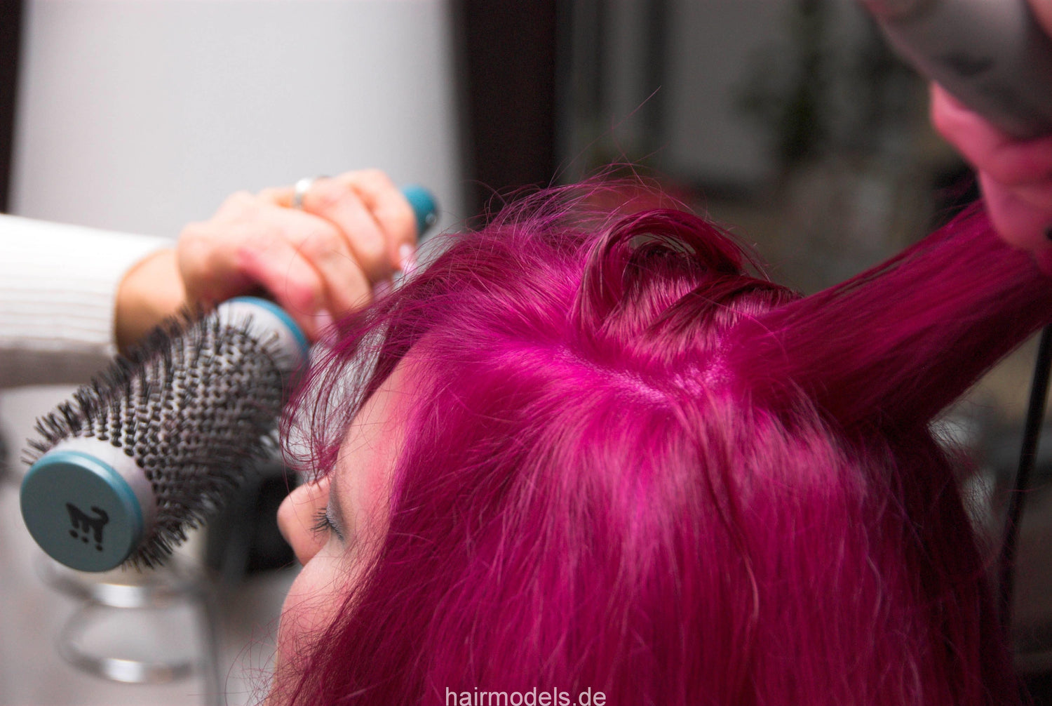 481 Nicole going pink