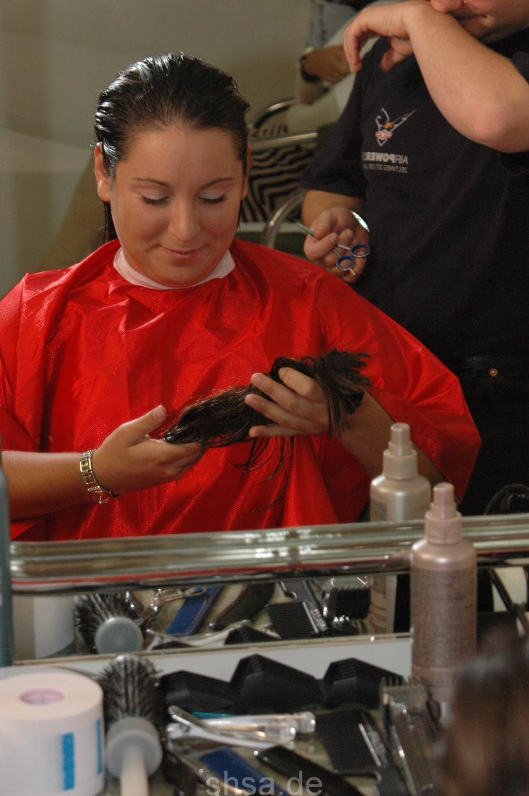 ponytail cut off