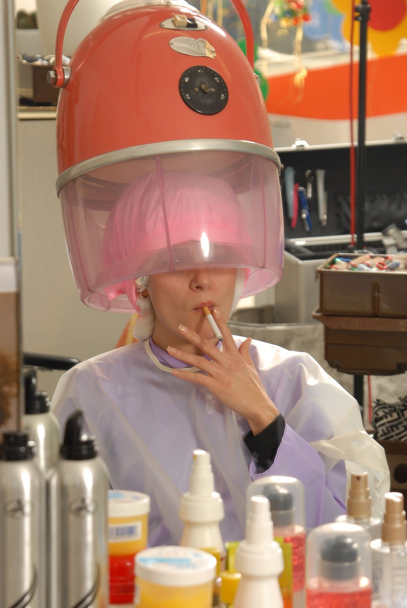 725 faked perm and smoking barberette LauraB