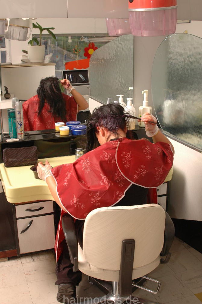 440 barberette Natascha self hair coloring tint