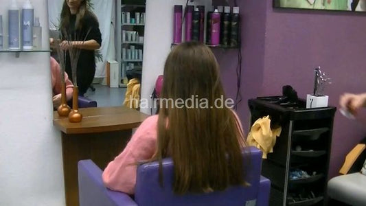 060118 Nisa teen perm by Grazia 1 - dry haircut and foam perm