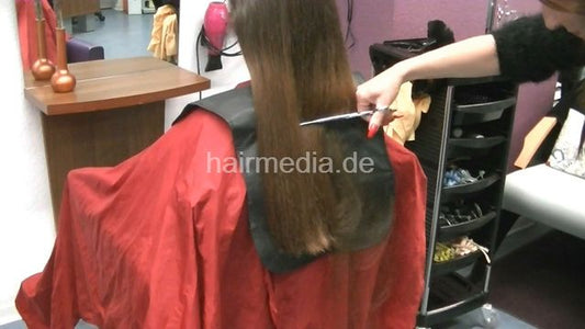 060118 Nisa teen perm by Grazia 1 - dry haircut and foam perm